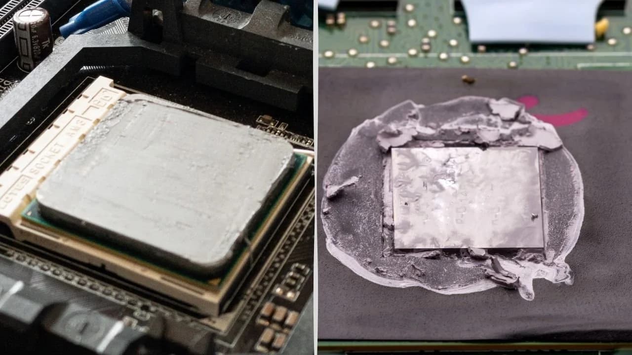 ¿Qué aspecto debe tener la pasta térmica buena y mala en la CPU?